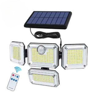 20w Solar Light 333led IP65 Waterproof Solar Garden Lamp With Adjustable Head