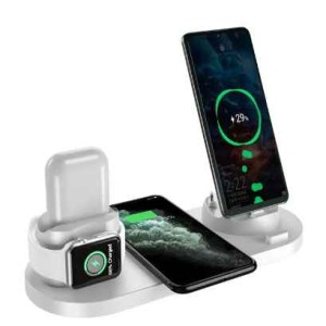 30W 7 in 1 Wireless Charger Stand Pad