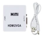 Mini HDMI-Compatible To VGA Converter