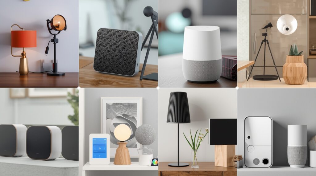 Collage of top smart home systems 2025 including IKEA Dirigera, Google Home, Apple HomeKit, and Home Assistant