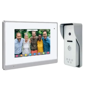 S0badbf0dc6144555b64fcea27ee93e55q Wireless Video Door Intercom | Battery-Powered Doorbell with Monitor